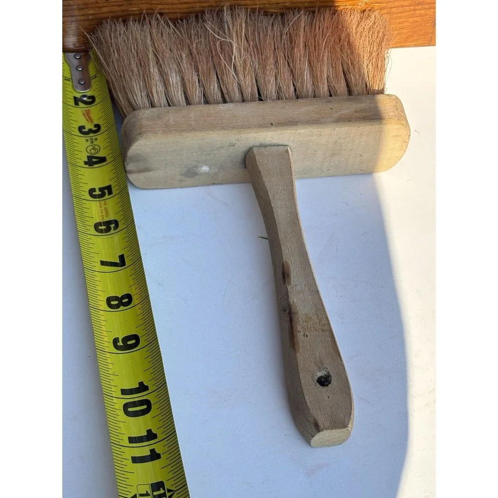 Vintage Wooden Large Wall Paper Brush Industrial Decor 11